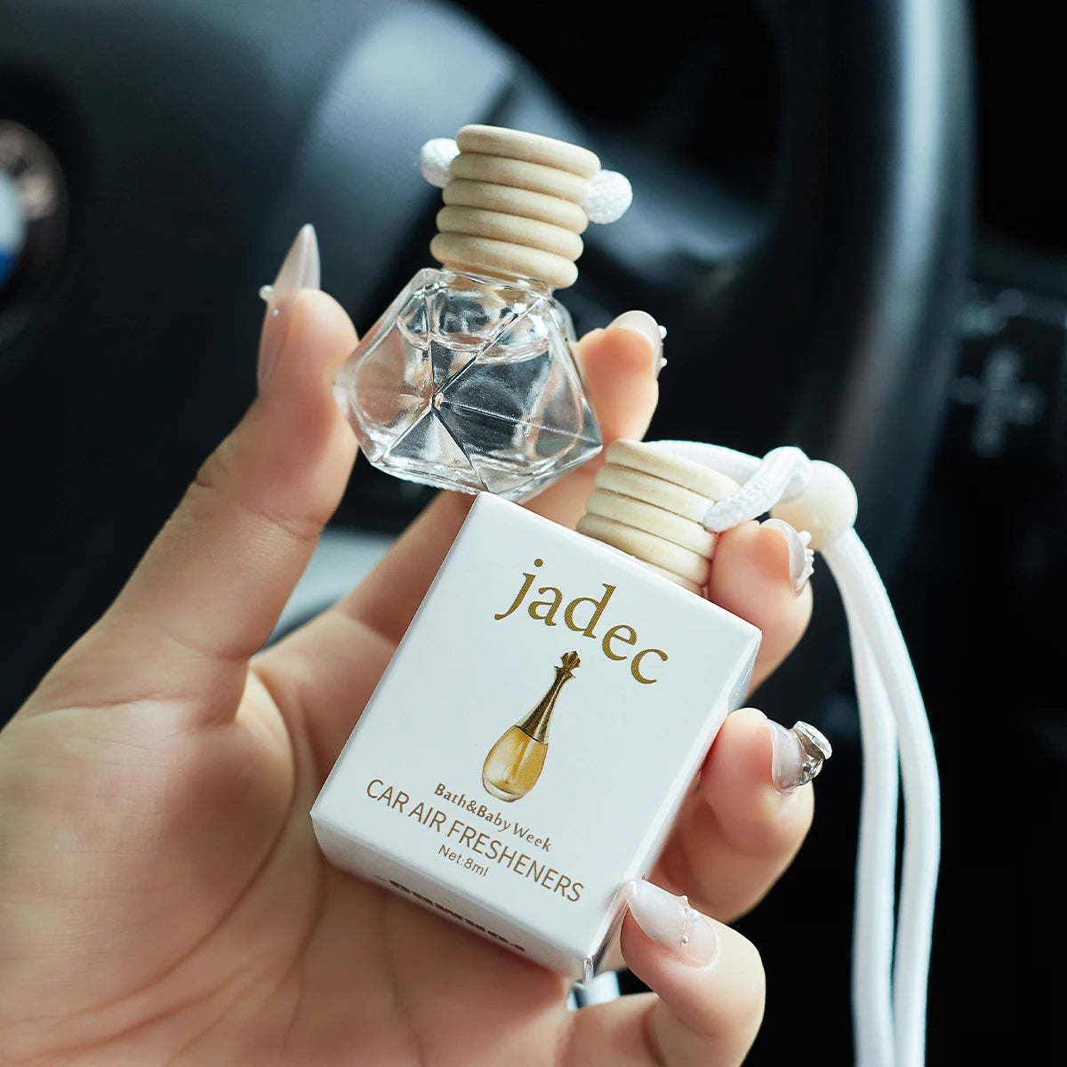 Car Perfume Air Freshener – Long-Lasting Fragrance for Car Interior Accessories, Keeps Cabin Fresh & Pleasant Aroma