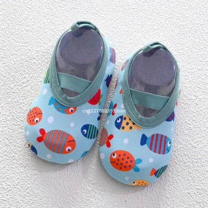 Kids Beach Water Shoes — Boys & Girls Aqua Sneakers for Swimming, Surfing, Diving & Outdoor Activities
