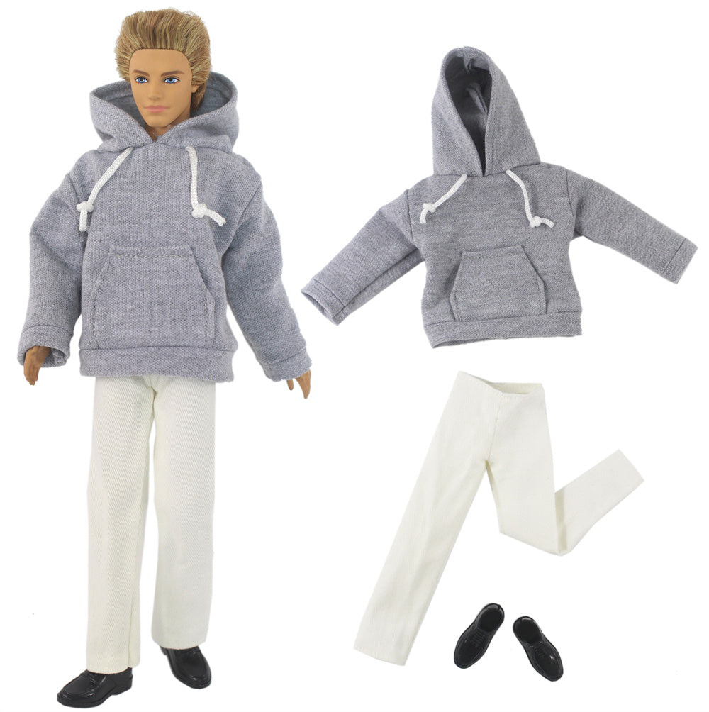 12-Inch Ken Doll Clothes – Casual Sweater Outfit, Multiple Styles Available
