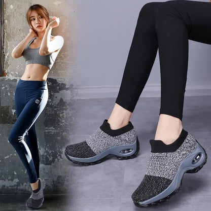 Women’s Orthopedic Sneakers – Versatile Platform Casual Tennis Shoes, Non-Slip & Wear-Resistant