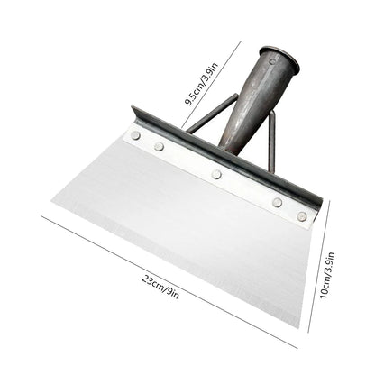 30cm Stainless Steel Weed Removal Shovel – Multifunctional Garden & Farm Tool for Weeding, Planting & Deicing Work