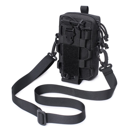 Molle EDC Pouch – Water Bottle & Canteen Carrier, Outdoor Sports Phone Holder, Camping & Hiking Waist Bag