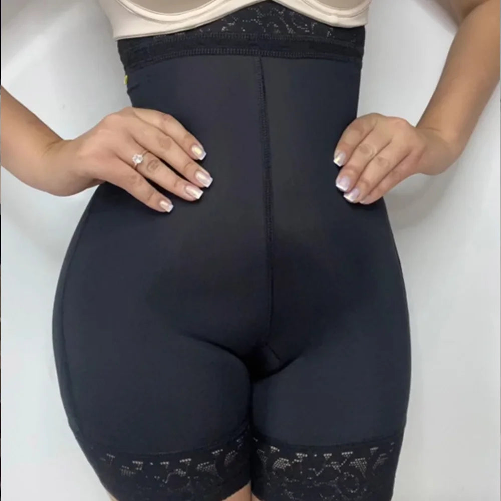 Women’s Hip Lifting Shorts with Hip Pads — Body Shapewear Tummy Shaper & Butt Lifter Booty Enhancer Thigh Trimmer Pants