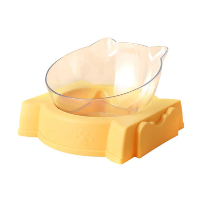 Automatic Pet Feeder & Water Fountain: All-in-One Splice Bowl for Cats and Dogs - Raised Standing Dish for Convenient Feeding