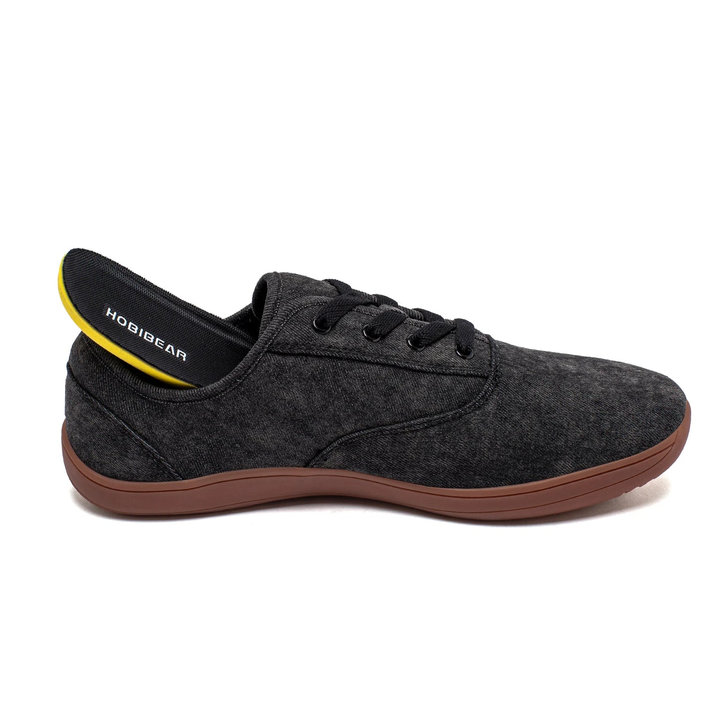 HOBIBEAR Men’s Barefoot Canvas Shoes – Minimalist Zero Drop Sneakers with Wide Fit