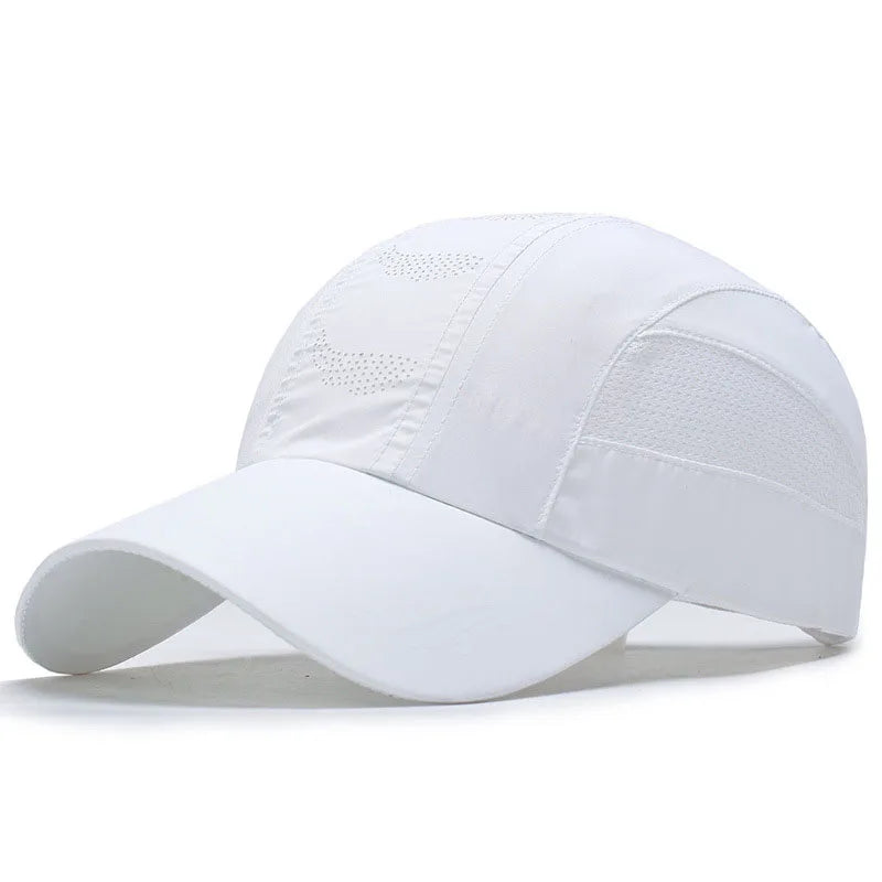 2024 Summer Sports Cap – Men’s and Women’s Quick-Dry Baseball Snapback, Running, Golf, Kpop Solid Mesh Hat