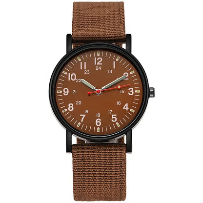 Luxury Men’s Quartz Watch - Waterproof Big Dial Wristwatch with Luminous Hands Fashion Design