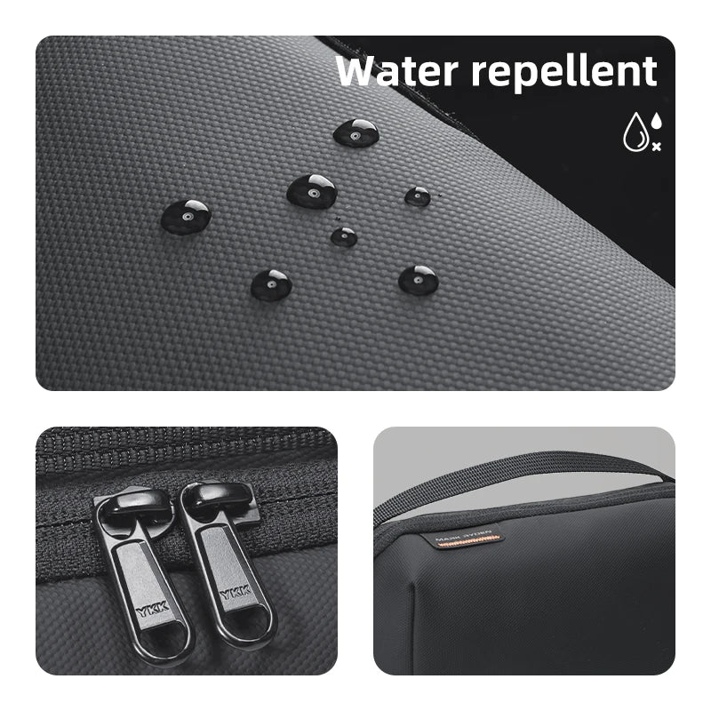 Waterproof Travel Cable Bag - Portable Digital Storage Pouch & Electronic Accessories Organizer for Tech Gear