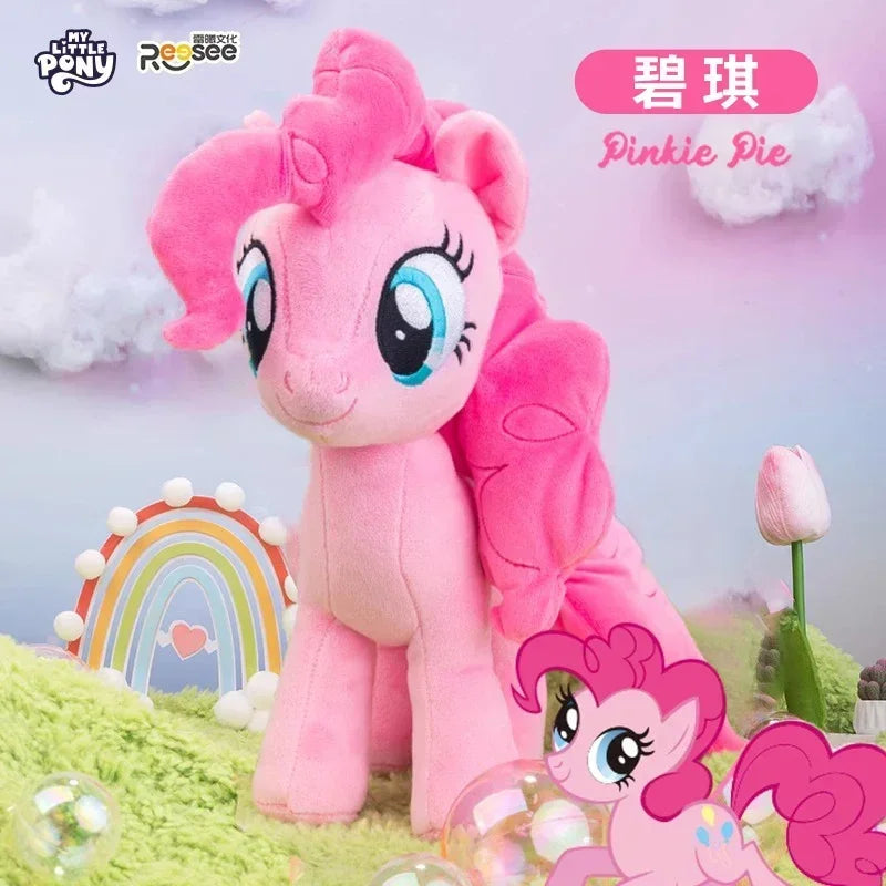 My Little Pony Plush Toys – Twilight Sparkle, Pinkie Pie, Rarity, Fluttershy, Applejack & Rainbow Dash Stuffed Dolls, Kids Xmas Gift