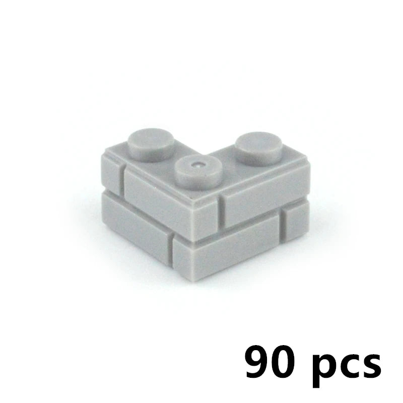 DIY Building Block Wall Figures Bricks - 1x2, 1x3 & 1x4 Small Construction Bricks for Creative Building & Educational Play