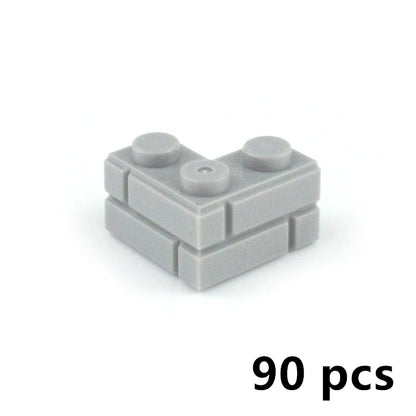 DIY Building Block Wall Figures Bricks - 1x2, 1x3 & 1x4 Small Construction Bricks for Creative Building & Educational Play