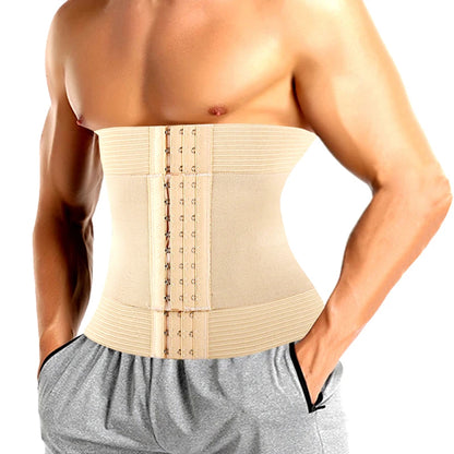 Men’s Waist Trainer Sports Belt — Weight Loss Waist Cincher Trimmer Girdle Corset Body Shaper Wrap