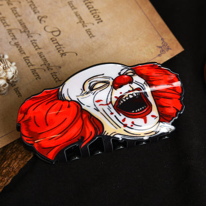 Muweordy Horror Series Hair Claw | Halloween Clown Crab Hair Clip for Women