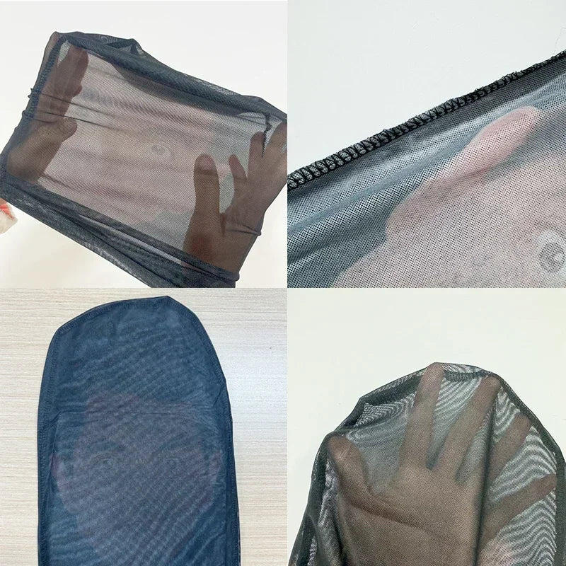 3D Printed Realistic Face Mask - Stretch Mesh Full Head Cosplay Balaclava for Role Play & Hip Hop Costume