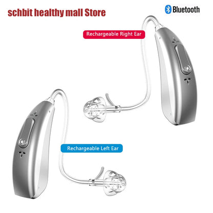 2024 Bluetooth Hearing Aid – ELHearing Rechargeable Mini Device with Programmable Digital Features & Portable Charging Case