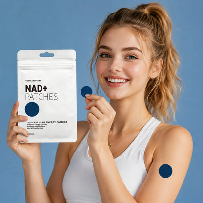 NAD+ Body Care Patches - Breathable, Skin-Friendly Daily Wellness Patches for Men & Women at Home, Work or Travel
