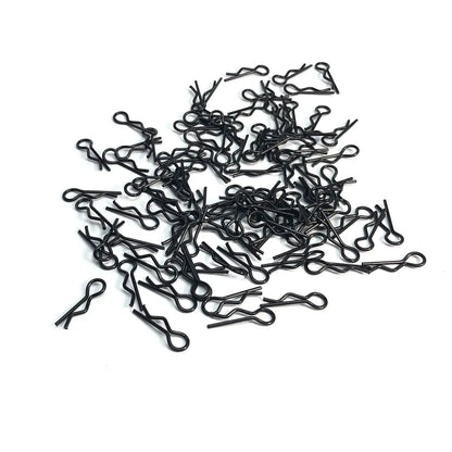 50PCS RC Car Body Clips & Pins — R Buckles for 1/5, 1/6, 1/7, 1/8, 1/12, 1/14, 1/16 RC Cars, Compatible with TRAXXAS & SCX10