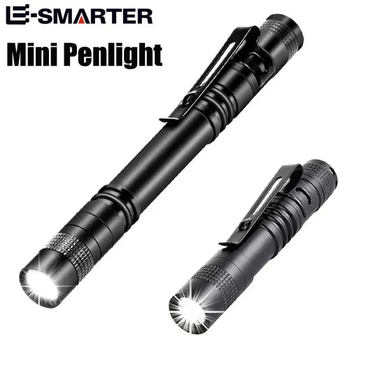 Mini Portable LED Pen Light – Ultra Bright Pocket Handheld Flashlight High Lumens Torch for Camping, Outdoor & Emergency Use