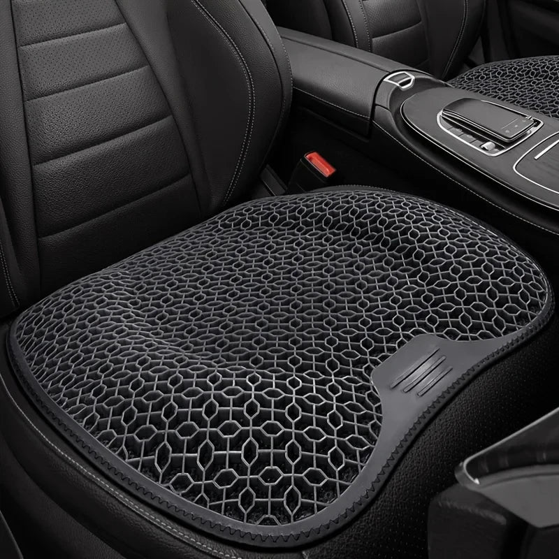 Honeycomb Gel Seat Cushion - Breathable Ergonomic Chair Pad for Car, Office & Home