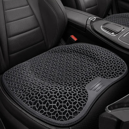 Honeycomb Gel Seat Cushion - Breathable Ergonomic Chair Pad for Car, Office & Home