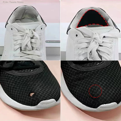 4pcs Heel Repair Patches – Breathable Shoe Hole Repair Stickers, Anti-Wear Heel Pads & Insoles Protector Inserts for Sneakers Foot Care