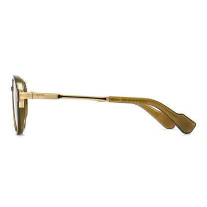 Men’s Aviator Sunglasses – Retro Double Bridge Square Frame, European & American Style, Wholesale
