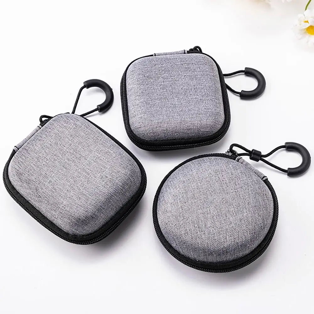 Mini EVA Storage Bag — Zipper Carrying Pouch for AirPods, Earphones, Phone, Charging Cables & Digital Accessories