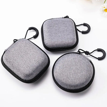 Mini EVA Storage Bag — Zipper Carrying Pouch for AirPods, Earphones, Phone, Charging Cables & Digital Accessories