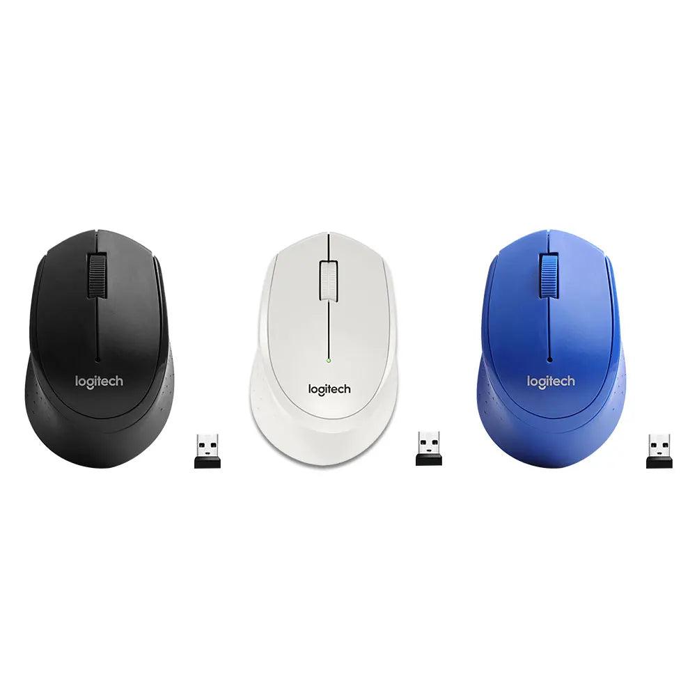 Logitech M330 Wireless Gaming Mouse - 2.4GHz USB, 1000DPI, 3-Button Optical Mouse for Laptops & PCs