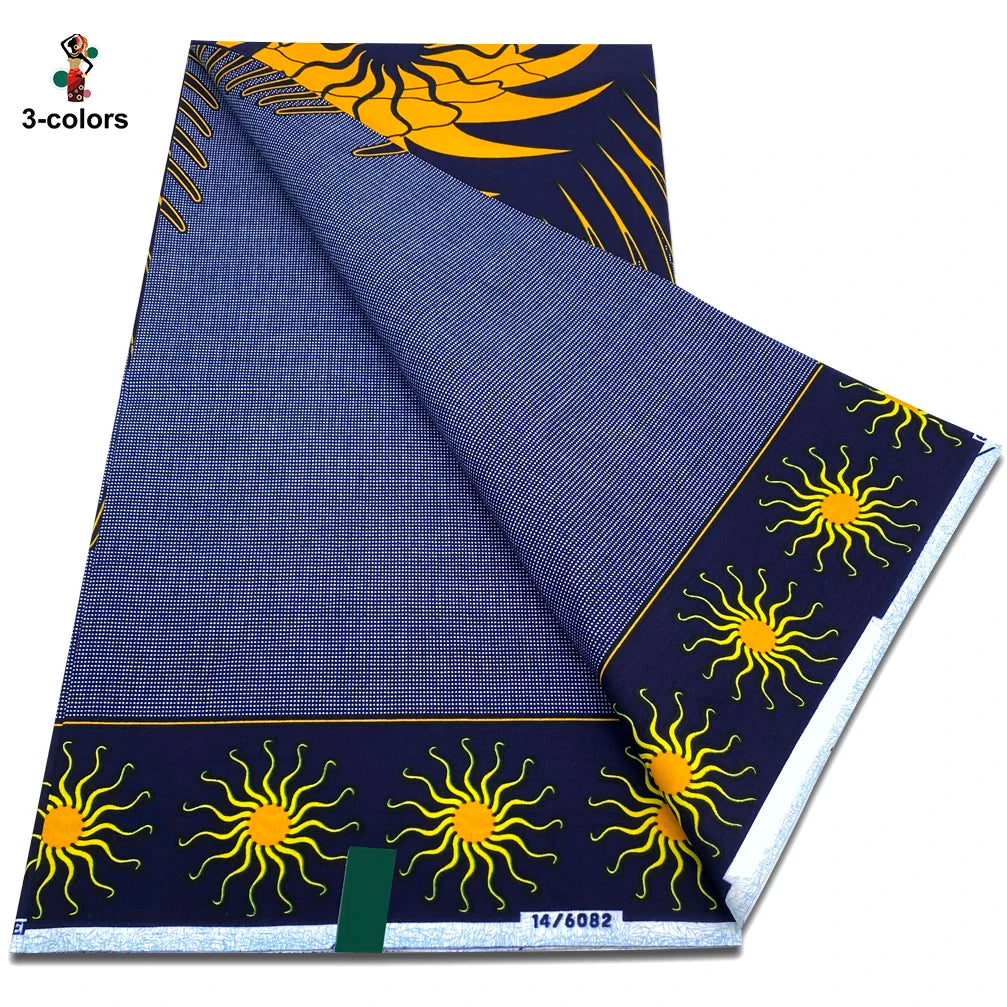 2026 African Ankara Wax Print Fabric - 100% Cotton Soft Dutch Hollandais Pagne for Dresses