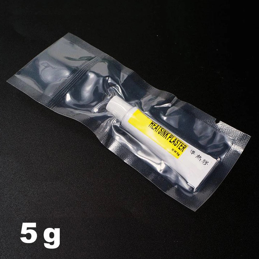 1/3/5pcs Thermal Paste Conductive Adhesive – Heatsink Glue for Chip, VGA, RAM, LED, IC Cooler & Radiator Cooling