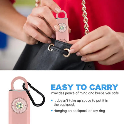 Original Personal Safety Siren for Women - 130dB Siren, Strobe & Keychain in 3 Colors - Anti-Robbery Help Alert AF2004