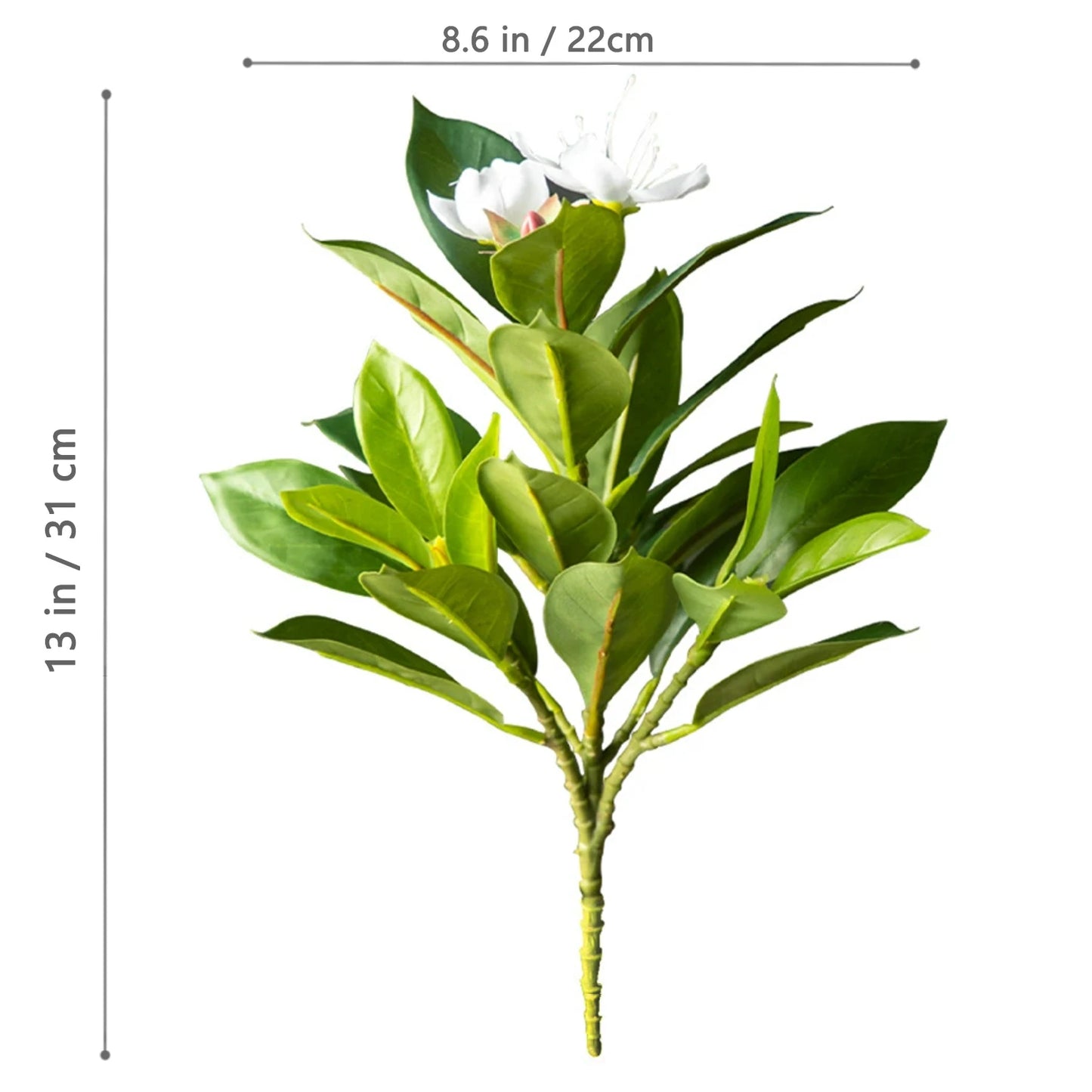 32–120cm Artificial Banyan Tree Branch – Tropical Fake Plant with Red Leaves for Home, Garden & Indoor Decorative Display