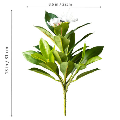 32–120cm Artificial Banyan Tree Branch – Tropical Fake Plant with Red Leaves for Home, Garden & Indoor Decorative Display