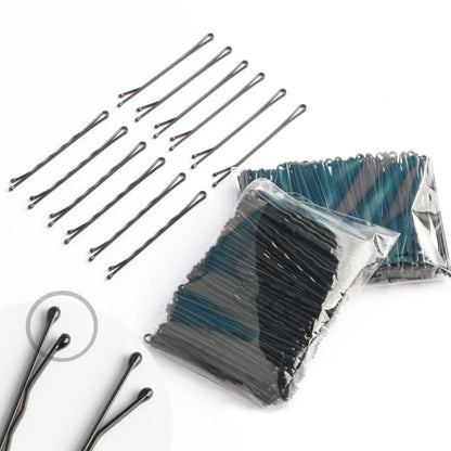 50Pcs Bobby Pin Hair Clips - Solid Grip Styling Pins for Women Girls Curly & Wavy Hairstyles