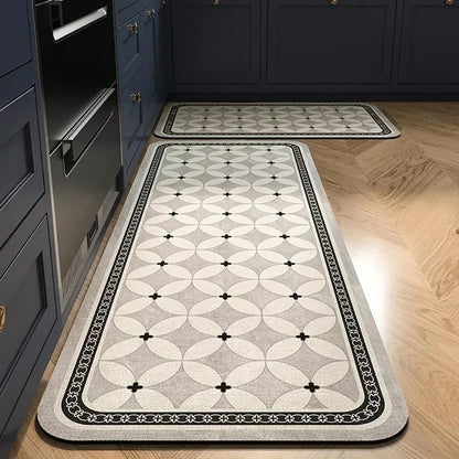 Absorbent Non-Slip Kitchen Mat – Printed Area Rug for Hallway, Living Room, Bedroom & Entrance