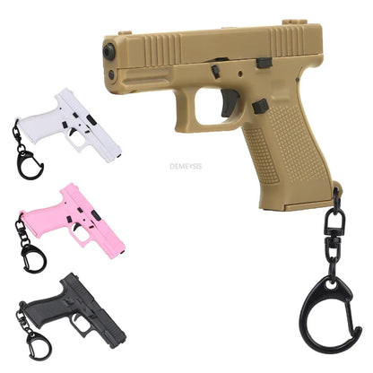 Mini G45 Pistol Keychain – Tactical Gun-Shaped Portable Keyring Toy