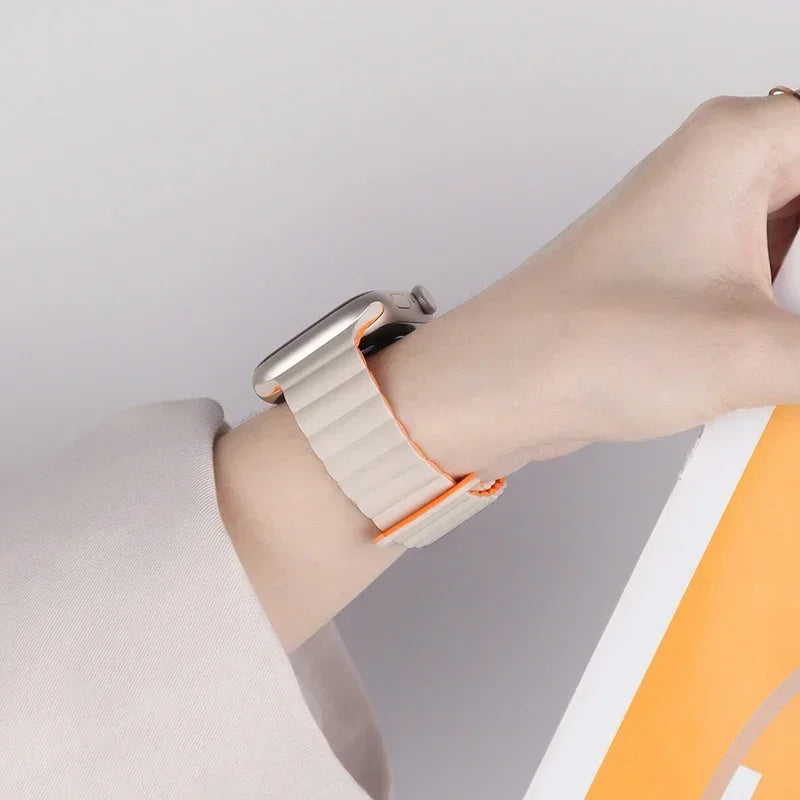 Magnetic Strap for Apple Watch – Silicone Sport Bracelet for 38mm, 40mm, 41mm, 42mm, 44mm, 45mm, 49mm iWatch Series Ultra 9, 8, 7, 6, 5, SE