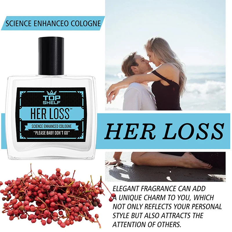 Men's Pheromone Perfume Cologne – Raw Attraction & Confidence, Long-Lasting Irresistible Scent, 100ml
