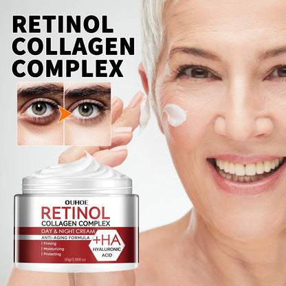 Retinol Moisturizing Face Cream — Repairing, Nourishing & Brightening Anti-Aging Skincare for Healthy Facial Skin