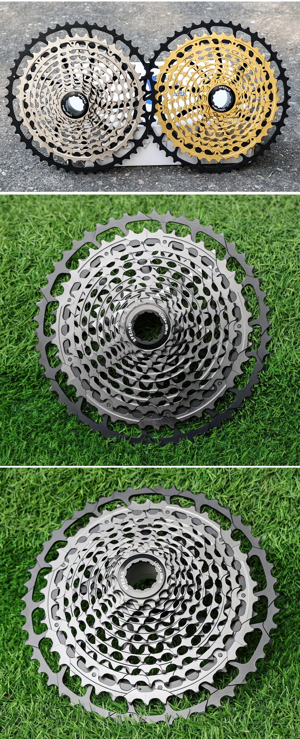 SPEDAO 12-Speed 10-50T Bicycle Cassette – 12V MTB Freewheel Sprocket for SX NX GX, XD & HG Compatible