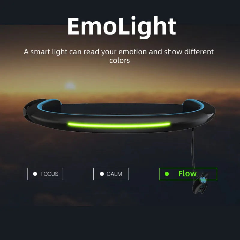 Brainlink Pro EEG Headband — Smart Neurofeedback Headset with Brainwave, Heart Rate, and Emotion Detection