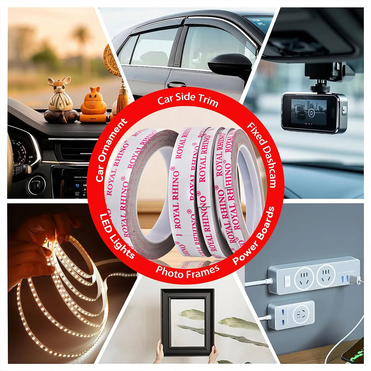 450CM Double-Sided Adhesive Tape - Extra Strong High-Tack Mounting Tape for Cars, Home & General Repairs