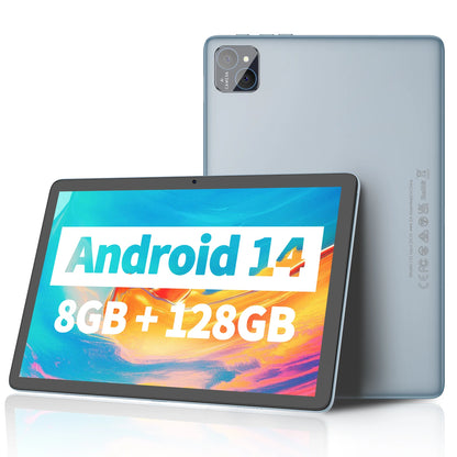 PRITOM TAB11 10-Inch Android 14 Tablet – 8GB RAM + 128GB ROM, Octa-Core, 5G WiFi with Keyboard, Mouse & Case