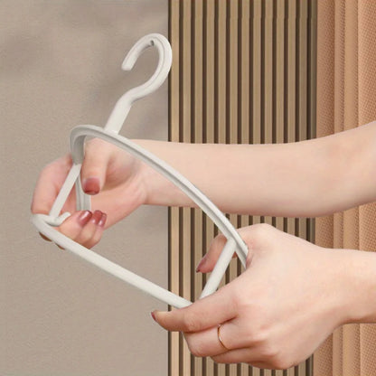 Household Non-Slip Plastic Hanger – Thick Wide Shoulder Clothes Drying Rack for Home & Wholesale Use