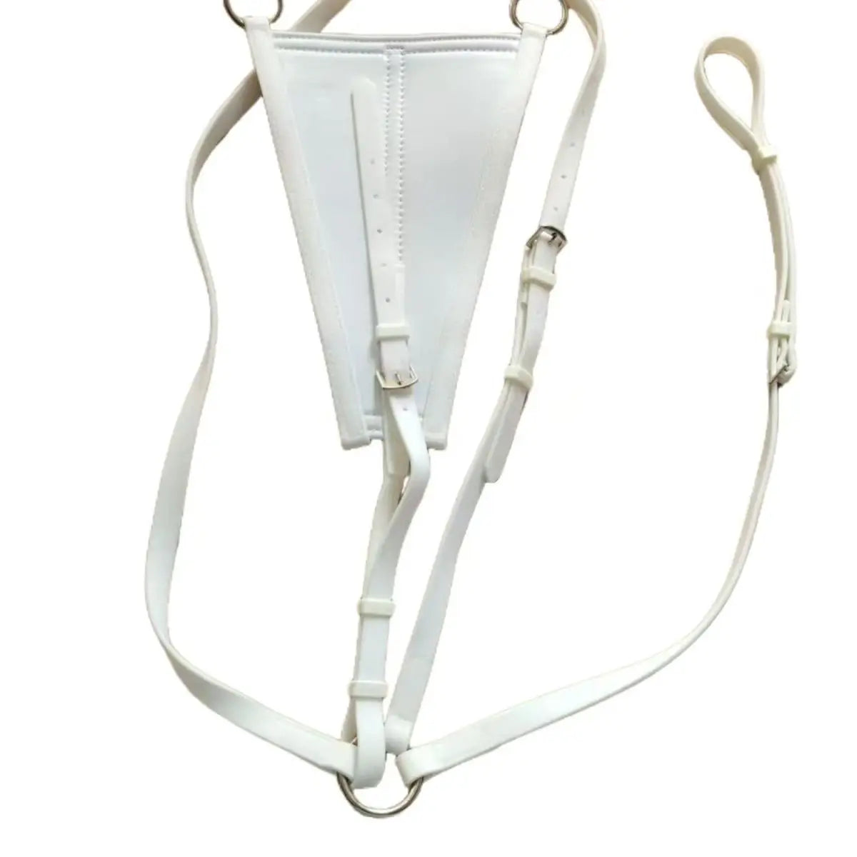 Bow Leather Horse Chest Strap - PVC Equestrian Riding Tack for Long-Distance Riding