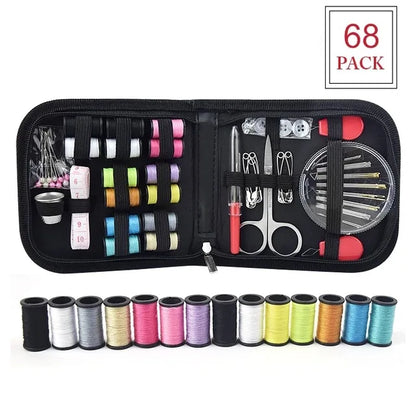 DIY Sewing Kit Set - Multi-Function Sewing Box with Threads, Needles & Embroidery Accessories for Home Repair