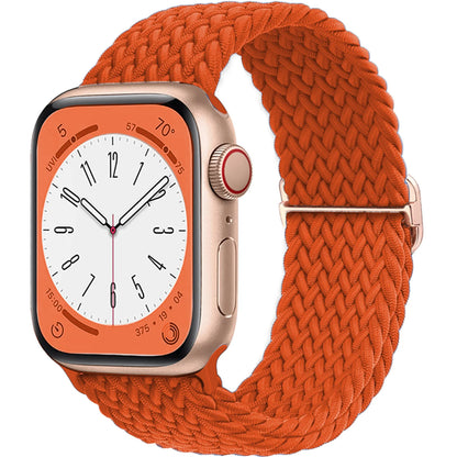 Braided Solo Loop Apple Watch Band – Stretch Nylon Bracelet Strap for Series SE, 6–11 & Ultra 2 (40mm–49mm) Adjustable Correa