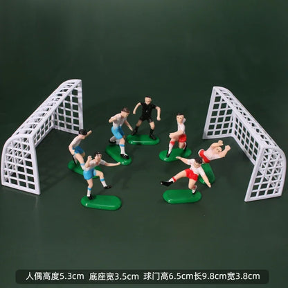 Soccer Cake Topper (Boy) – Football Party Decorations & Happy Birthday Cake Picks for Kids