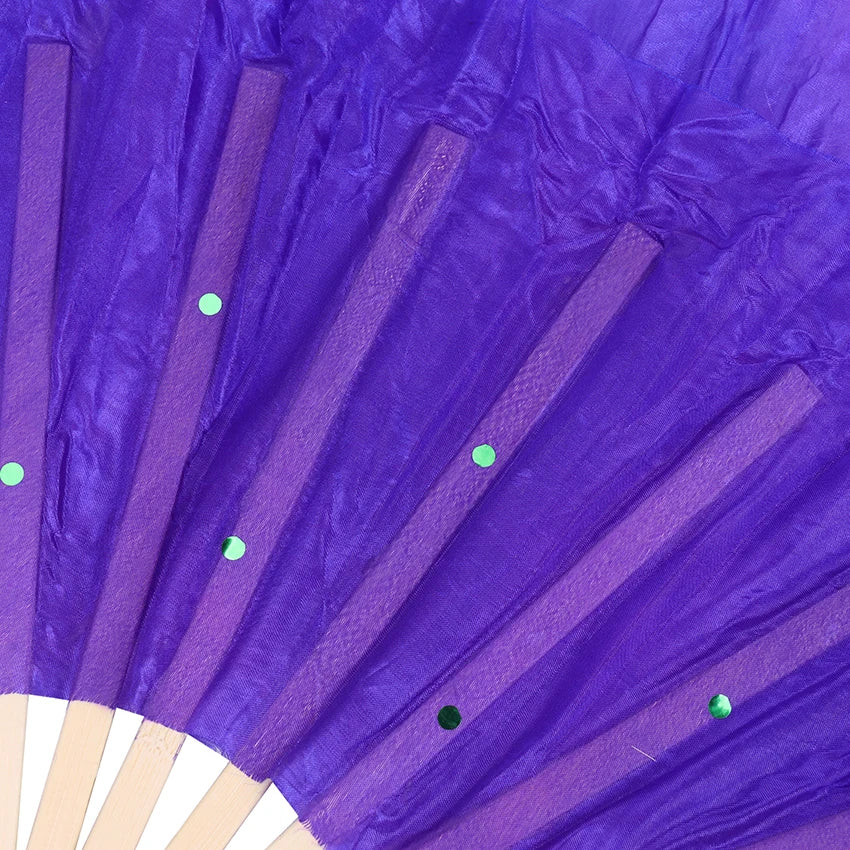 1pcs 150cm Length Dancing Fan - Hot Selling Ms. Belly Gradient Color Dancer Practice Long Imitation Dance Props Silk Fans